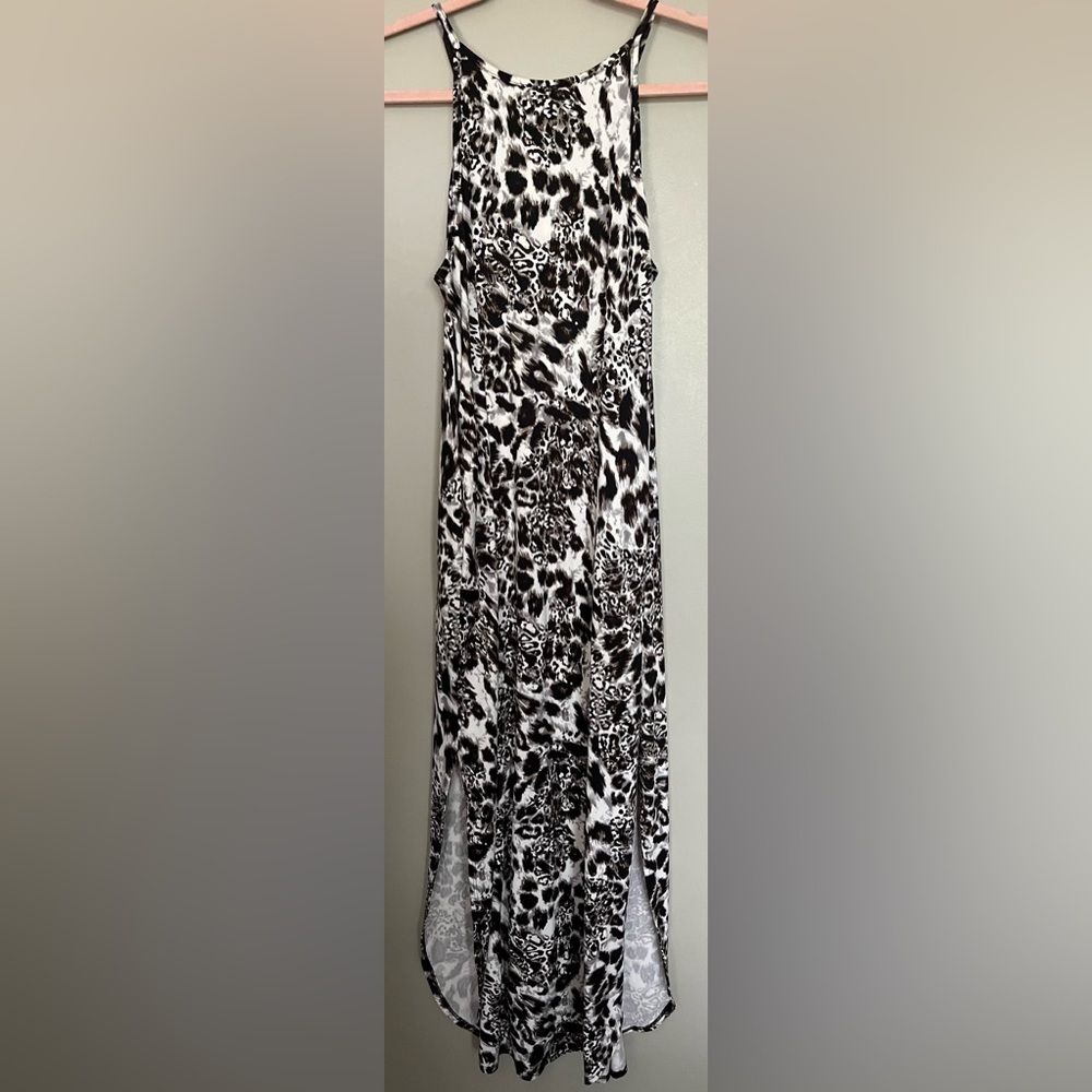 NEW Animal Print Maxi Dress with Slits
